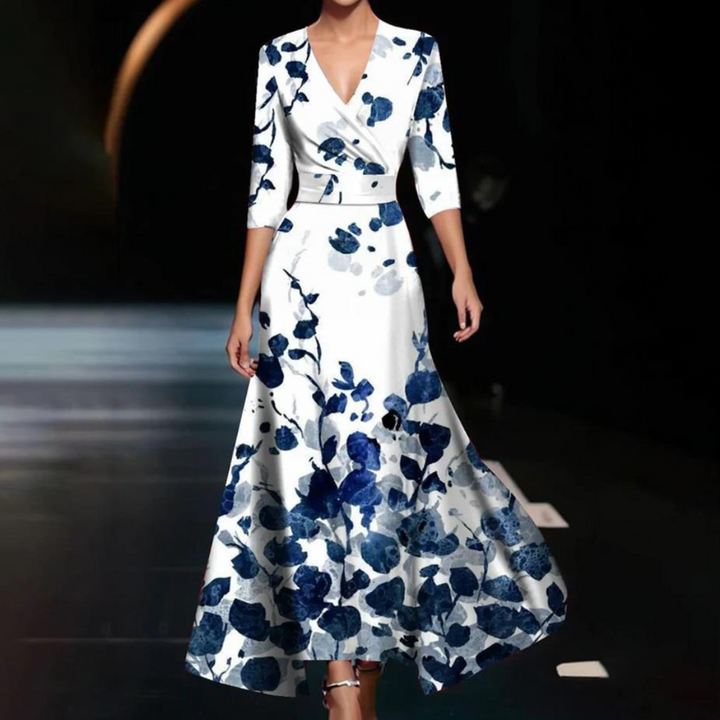Yuna™ | Floral Wrap Dress - Elle Melbourne