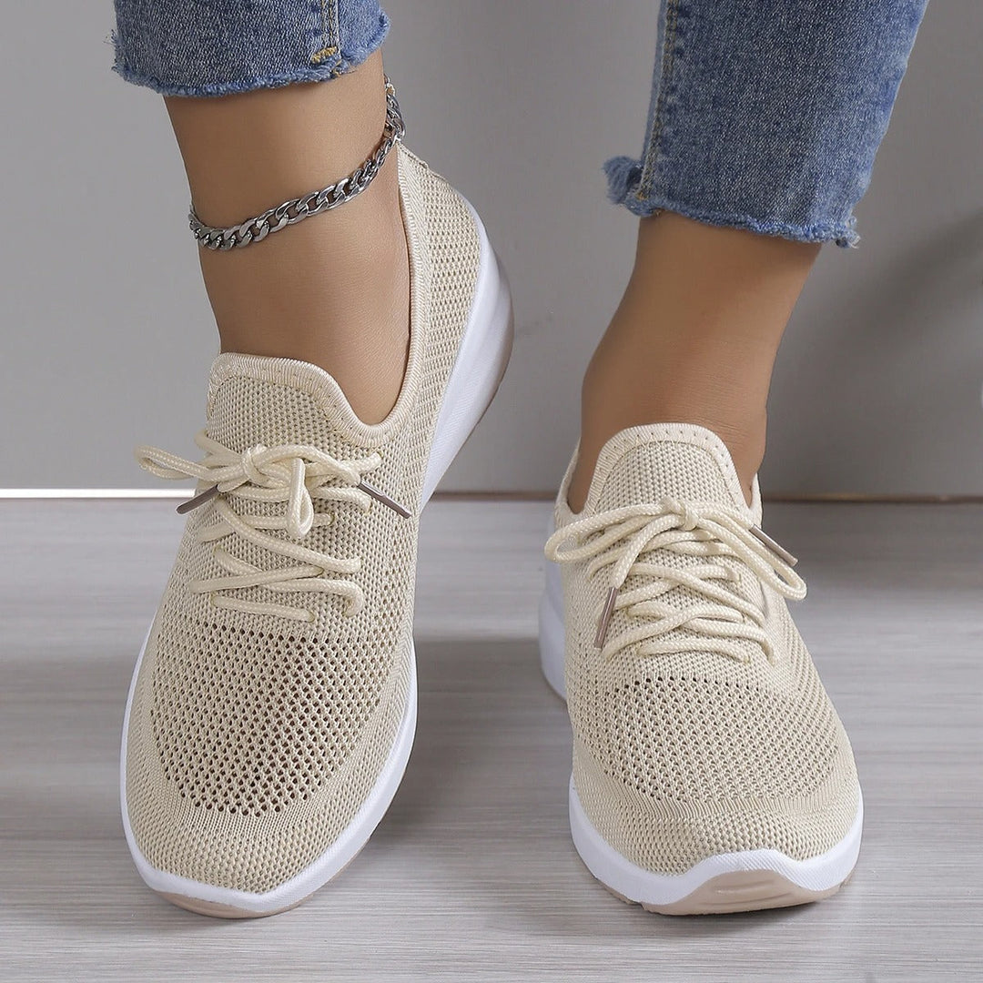 Mutiara™ | Breathable Knit Casual Sneakers - Elle Melbourne