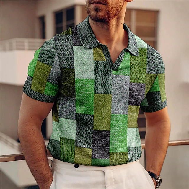 Oscar™ | Men’s Plaid Polo Shirt - Elle Melbourne